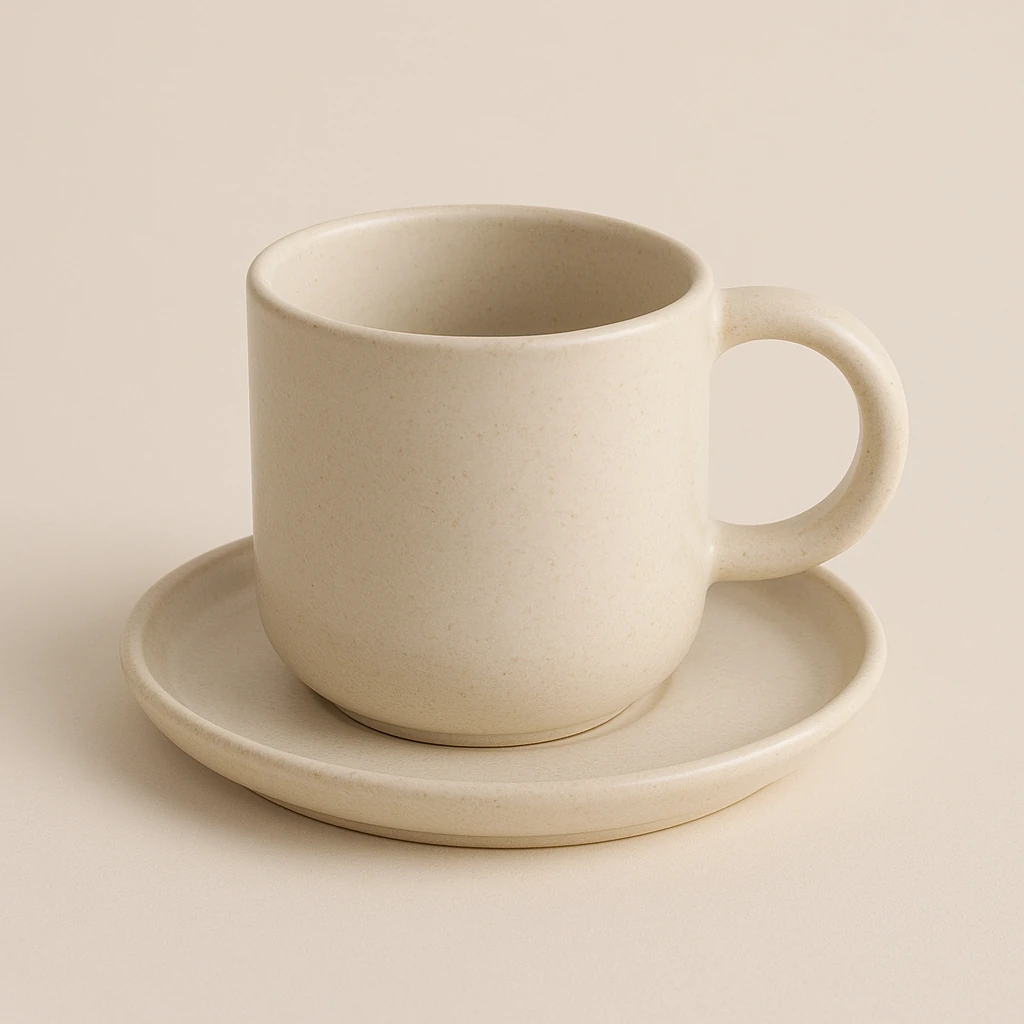 Curated Mug & Saucer